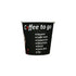 4 OZ CARDBOARD CUP PRINTED 100 CC SINGLE WALL SINGLE LAYER