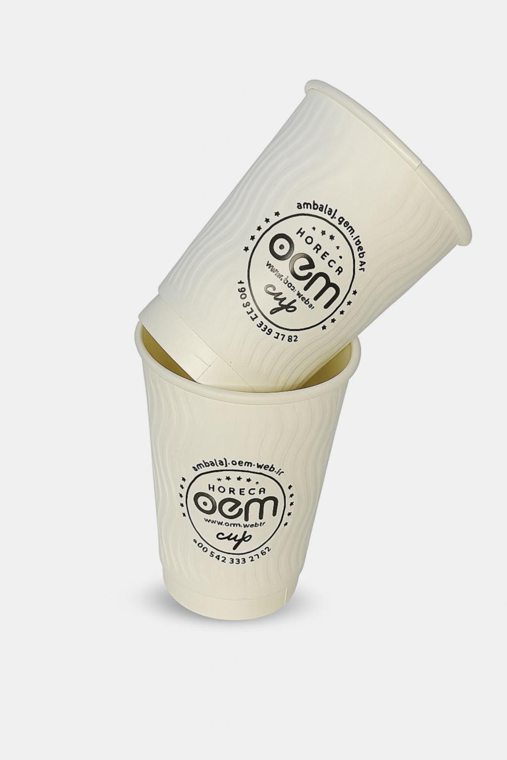 Embossed Embossed Cardboard Cups