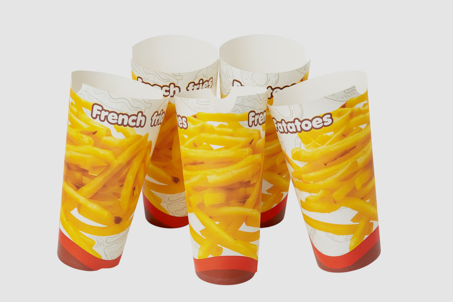 22 OZ PATATES, SOĞAN, TAVUK,  LOKMA, MISIR KUTUSU