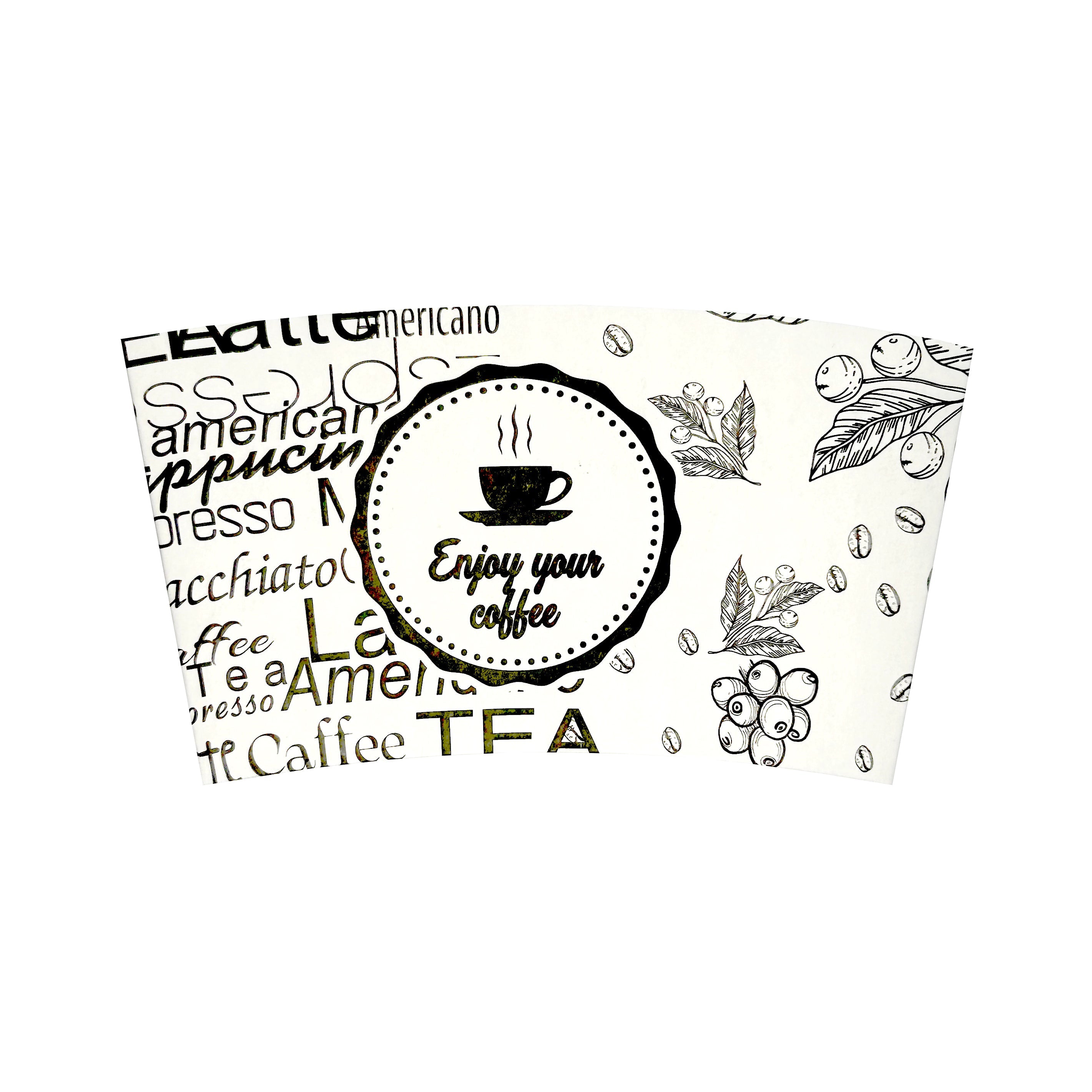 Sleeve 14-16 Oz Özel Baskılı Bardak Tutacağı